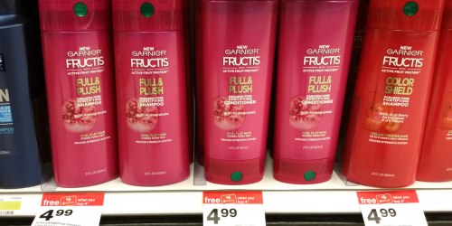 Target: Garnier Fructis Hair Products Large Bottles Just $1.74 Each When You Buy 4 (Regularly $4.99)