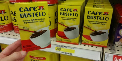 Target: Cafe Bustelo Instant Coffee 6 Pack Only 75¢ + Celestial Seasonings Tea Only 45¢