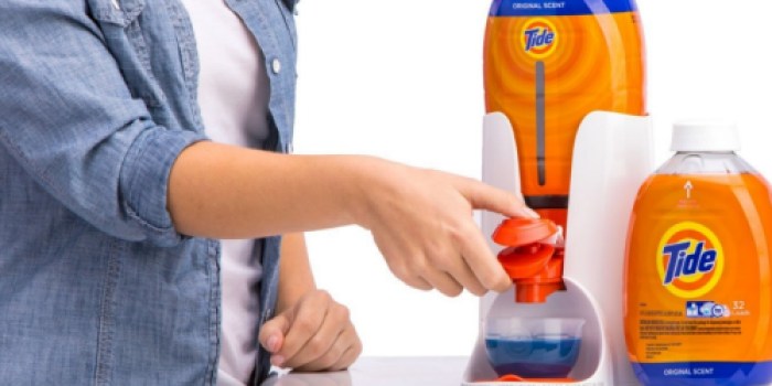 New Tide Laundry Detergent Dispensing System w/ 2 Refill Bottles: Order Now for Just $29.99