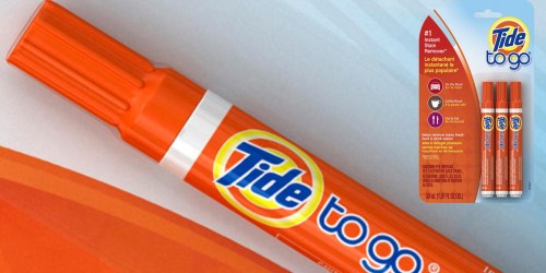 Tide To Go Stain Remover Pens 3-Pack Only $4.69 Shipped (Just $1.56 Each)