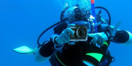 Amazon: Cymas Full HD 1080P 2.0 Inch Sports Action Camera with 16 Accessories Only $39.99 shipped (Regularly $52.99)