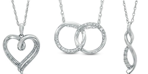 Zales Diamond Accent Necklaces $29.99 Shipped (Regularly $119)