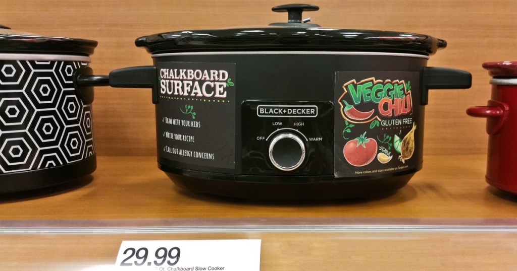 Chalk Board Crock Pot