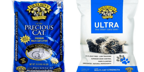 Precious Cat Ultra Premium Clumping Cat Litter 40 Pound Bag Only $13.19
