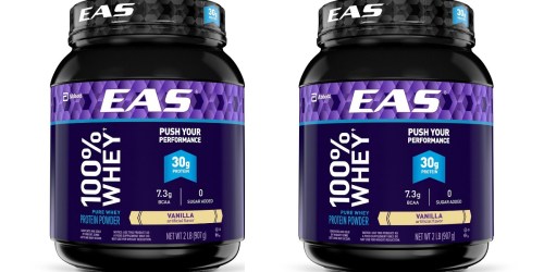 Amazon: EAS 100% Pure Whey Protein Powder 2 Pound Jug Only $10.71 Shipped