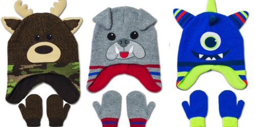 Walmart.com: Healthtex Critter Hat and Mitten Accessory Set Only $2