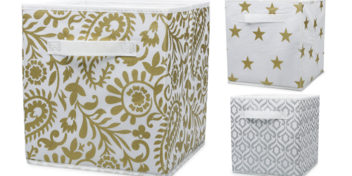 Hollar: Patterned Storage Bins ONLY $1 (Today Only)