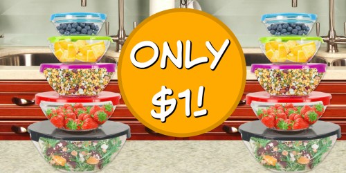 Hollar: 10-Piece Home Basics Glass Bowl Set ONLY $1 (Sells for Over $16 on Other Sites!)