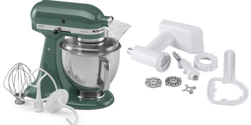 Kohl’s Cardholders: KitchenAid 5-Quart Mixer + Food Grinder $217 Shipped + Get $40 Kohl’s Cash