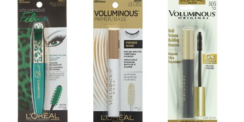Amazon: L’Oreal Paris Voluminous Original Mascara Only $3.05 Shipped + More