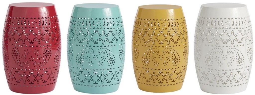 Sonoma Goods for Life Small Metal Garden Stool Accent Table