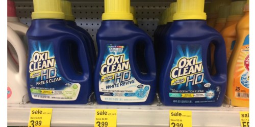 *NEW* $2/1 OxiClean Laundry Detergent Coupon = Only $1.99 at Walgreens & Rite Aid