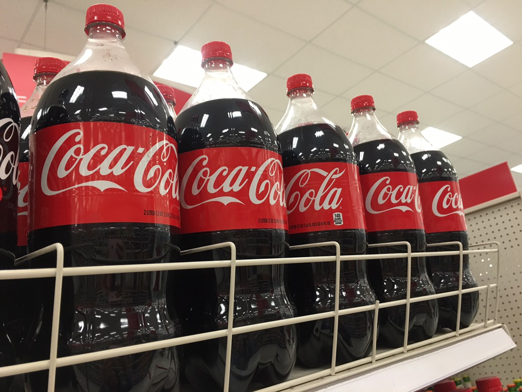 Coca-Cola 2 liter bottles
