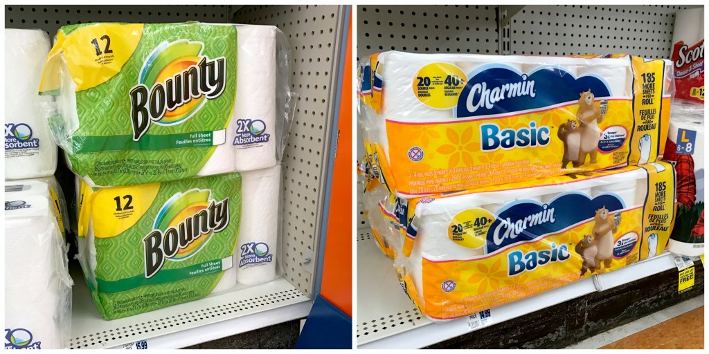 Rite Aid Best Deal Bounty Charmin