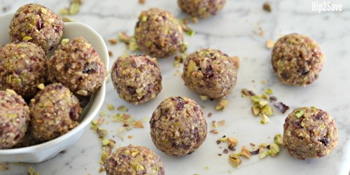 Pistachio Cranberry Energy Bites