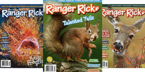 Ranger Rick Magazine Subscription Only $9.50 Per Year (Great for Kids Ages 7-12)