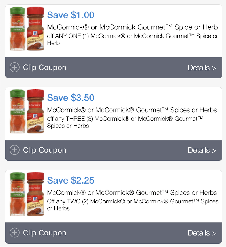 McCormick Coupons