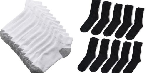 Kohl’s Cardholders: Men’s Tek Gear Socks 10-Packs Only $6.99 Shipped (Regularly $18)