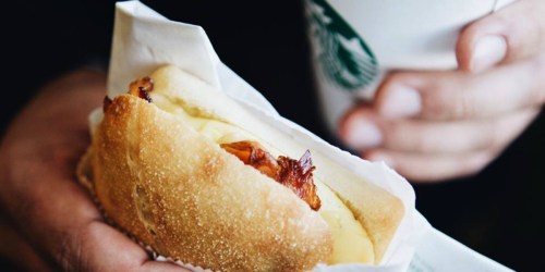 Starbucks Rewards Members! Possible FREE Breakfast Sandwich with Purchase (Check Email)