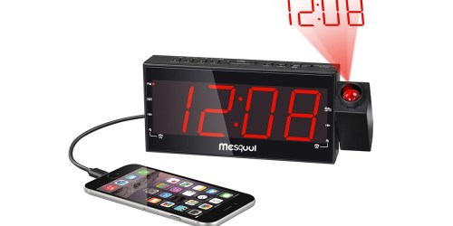 Amazon: Digital Projection LED Alarm Clock Radio Only $17.63 (Regularly $27.99+)