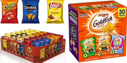 Amazon: Pepperidge Farm Goldfish Variety Pack (30 bags) Only $9.48 Shipped