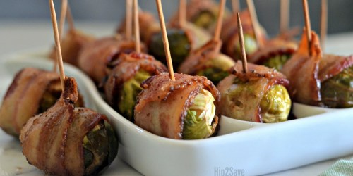 Bacon Wrapped Brussels Sprouts