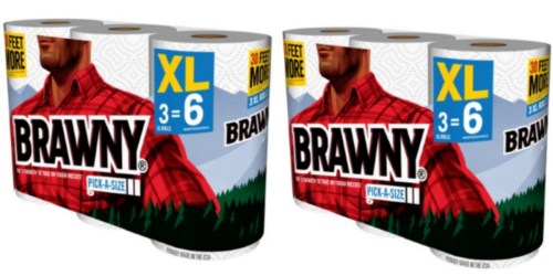 CVS: Brawny 3XL Paper Towels 3-Pack Only $3.08 Each