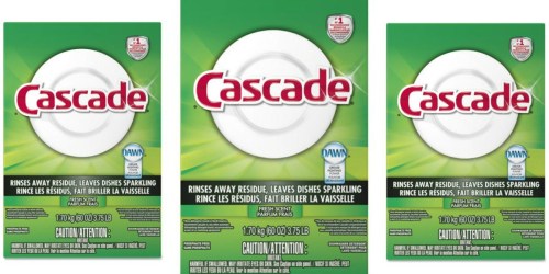 Staples: Cascade Automatic Dishwasher Powder 60oz Box Only $2.49