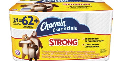 Staples: Charmin Essentials Strong Toilet Paper 24 Giant Rolls Only $9.99 (= 62 Regular Rolls)