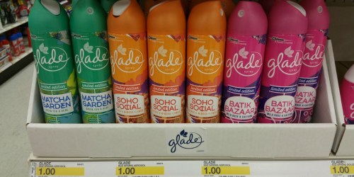 Four New Glade Air Freshener Coupons = Room Sprays or Solids Only 70¢ at Target + More