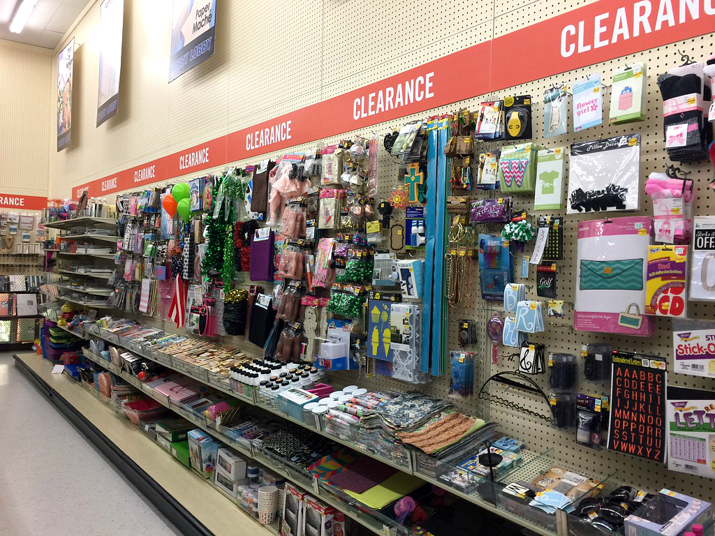 Hobby Lobby clearance section