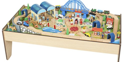 HURRY! ToysRUs Imaginarium All-in-One Wooden Train Table ONLY $47.99 (Regularly $129.99)