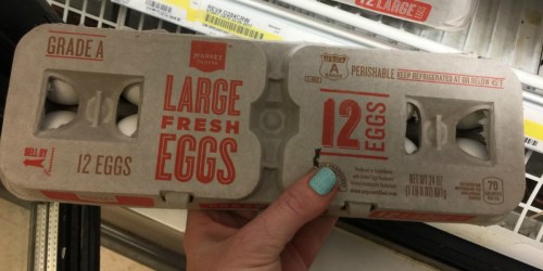 Target Shoppers! *HOT* Market Pantry Large Dozen Eggs ONLY 39¢