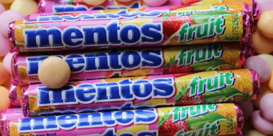 SIX Mentos Fruit-Flavored Chewy Rolls Only $3.45 Shipped on Amazon