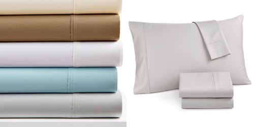 Macy’s: 4-Piece 1400 Thread Count Queen Sheet Sets Only $49.99 Shipped (Regularly $200)