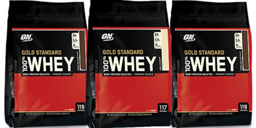 Vitamin Shoppe: HUGE Whey Protein Powder 8 Pound Bag Just $64.99 Shipped