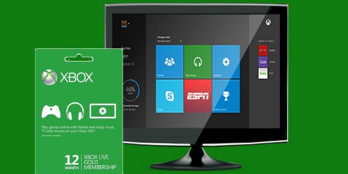 Xbox Live 12 Month Gold Membership Only $40 Shipped