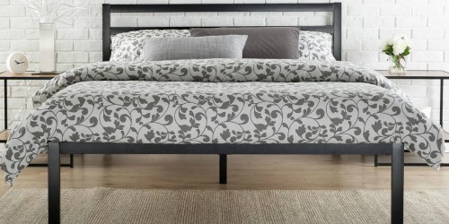 Queen Platform Bed Frame w/ Headboard Only $76.95 (Regularly $134)