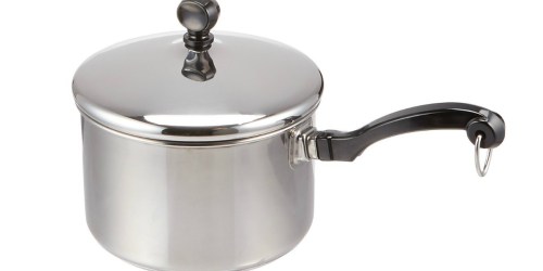 Farberware Stainless Steel 2-Quart Covered Saucepan Only $11.89 (Regularly $50)