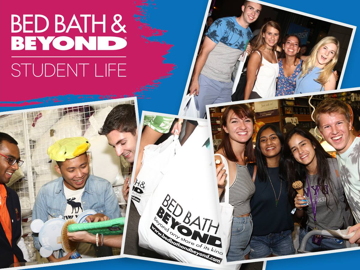 bed bath and beyond student life banner