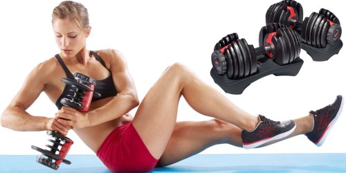 Bowflex SelectTech Adjustable Dumbbells Only $180