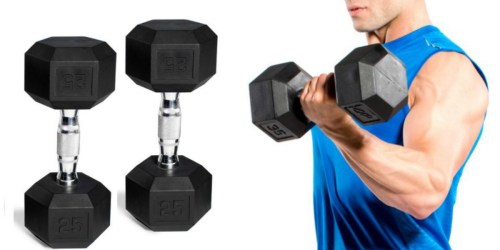 Walmart.com: Deep Discounts on CAP Barbell Rubber-Coated Dumbbells