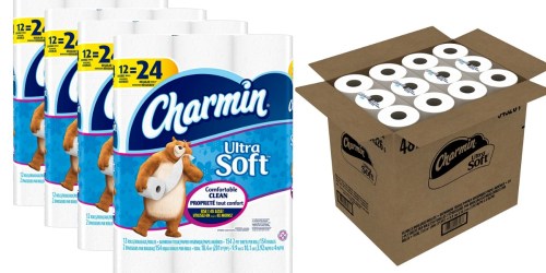 Amazon Prime: 48 Pack Charmin Ultra Soft Toilet Paper Double Rolls Only $18.66 Shipped