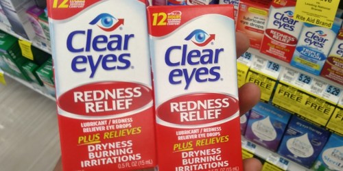 2 New Clear Eyes Coupons = Redness Relief Drops Only $2.40 at Rite Aid + More