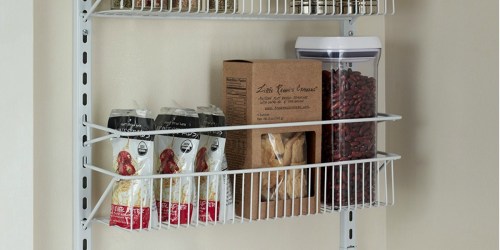 Get Organized! ClosetMaid Adjustable 8-Tier Wall & Door Rack ONLY $21.63