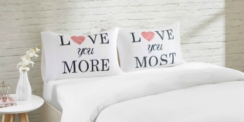 Target.com: 30% Off Bedding Items = Cotton Printed Pillowcase Pairs Only $17.49 + More