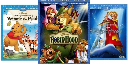 BestBuy: $8.99 Select Disney Blu-Rays (Robin Hood, Pete’s Dragon & Winnie the Pooh) + More