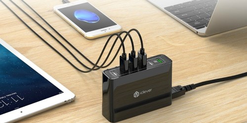 Amazon: iClever BoostCube 6 Port USB Wall Charger Only $18.99 – Charge 6 Devices at Once