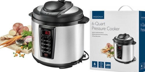 Insignia Multi-Function 6-Quart Pressure Cooker Only $39.99 Shipped (Regularly $99.99)