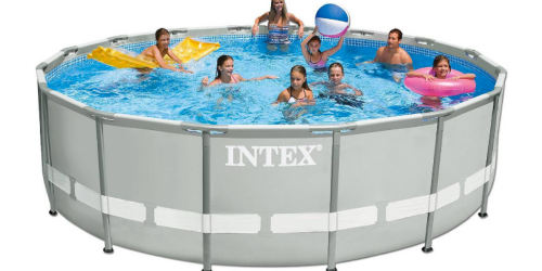 Intex 15′ X 48″ Ultra Frame Above Ground Pool w/ Filter Pump Only $300 (Compare to $600+)